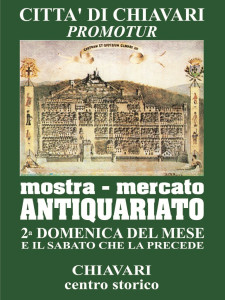 mostra mercato antiquariato a Chiavari - locandina